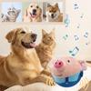 Electronic Pet Dog Toy USB Plush Automatic Bouncing Toy Vibration Ball Bite Puppy Ball Pet Plush Sing Chewing Squeaker Dog Toy