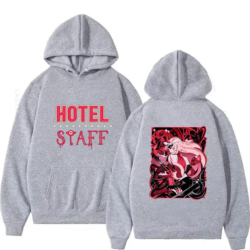 Hazbin Hotels Alastor Theme Hoody Hooded Shirt Sweatshirts for Men Men's Hoodies New & Graphic Essentials Hoodie Sweatshirt