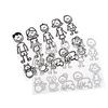 10/20/30Pcs Reflective Car Stickers Interesting Cartoon Family Members Stickers Automobiles Exterior Decals Accessories