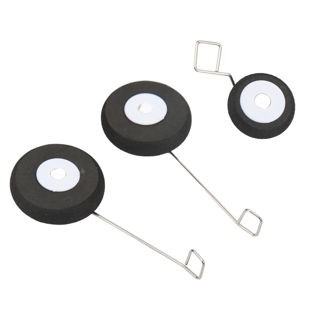 2 Supporti Per Ruota Anteriore Sterzante Per Aereo RC – Con Braccio Sterzo, Foro 3,1 Mm, Misure 25x32x16 Mm – Per Modellismo Fai Da Te