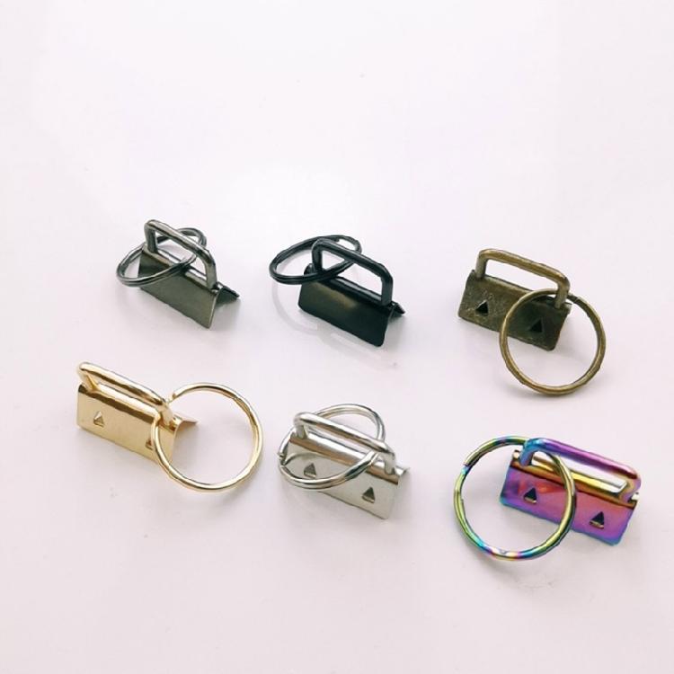 20Pcs Key Fob Hardware, 1 Inch Keychain Key Fob Hardware for Wristlet Keychain