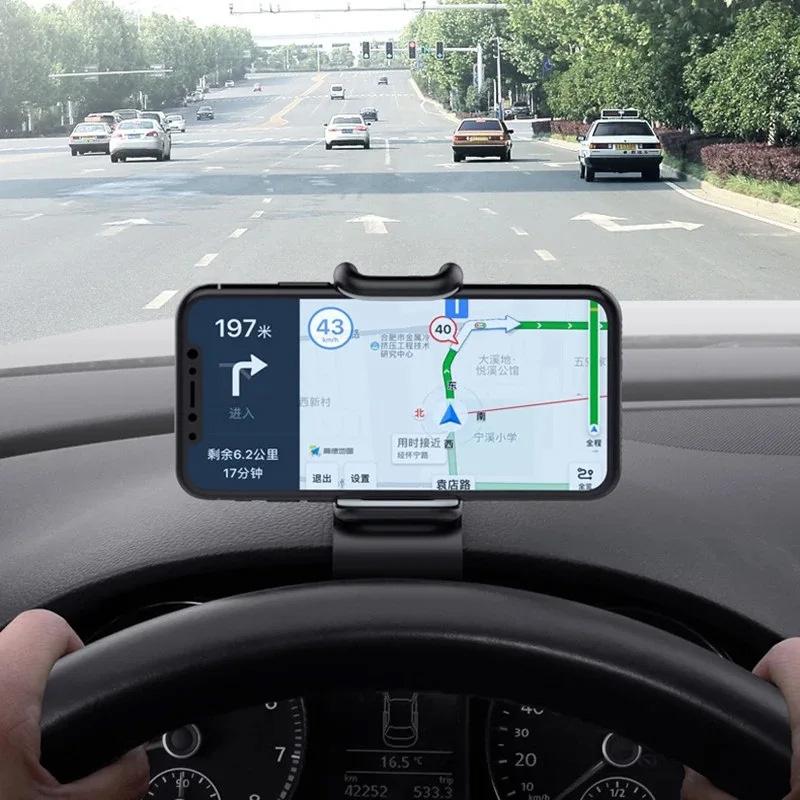 360° Otočný Držák Telefonu do Auta Univerzální Automatický Úchyt Montáž Palubní Deska Stojan Mobilní Telefon Pevný Držák
