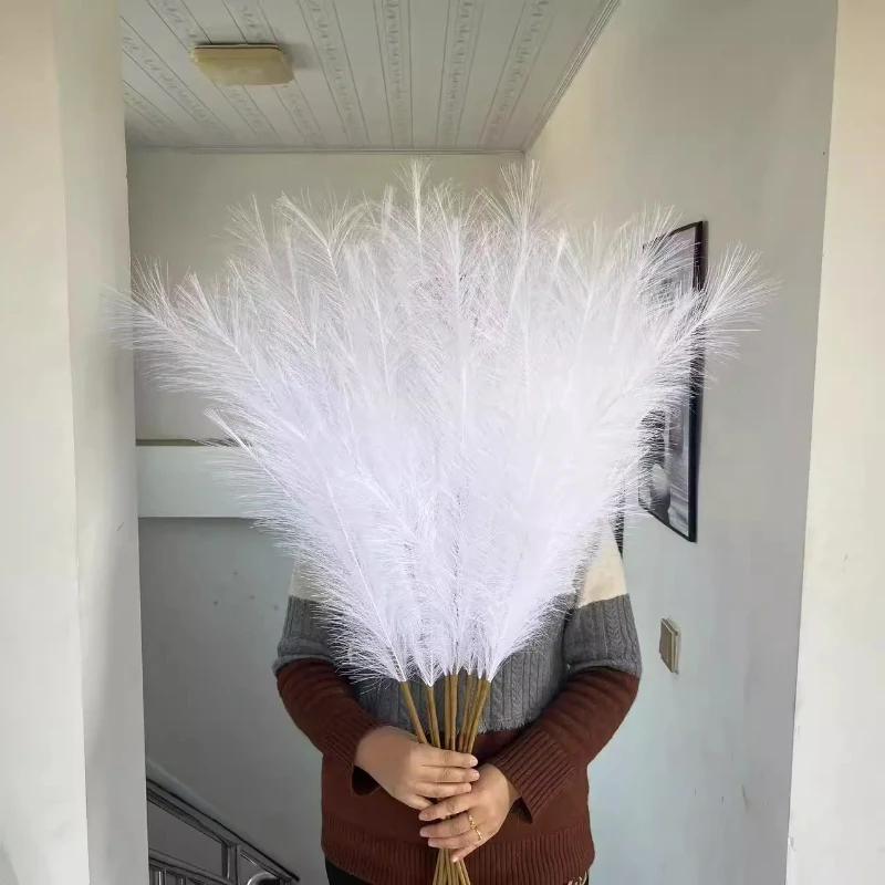 Top Quality Pampas Grass Imitation Reeds for Home Window Decor Wedding Supplies New Arrival Window Decorative Reeds