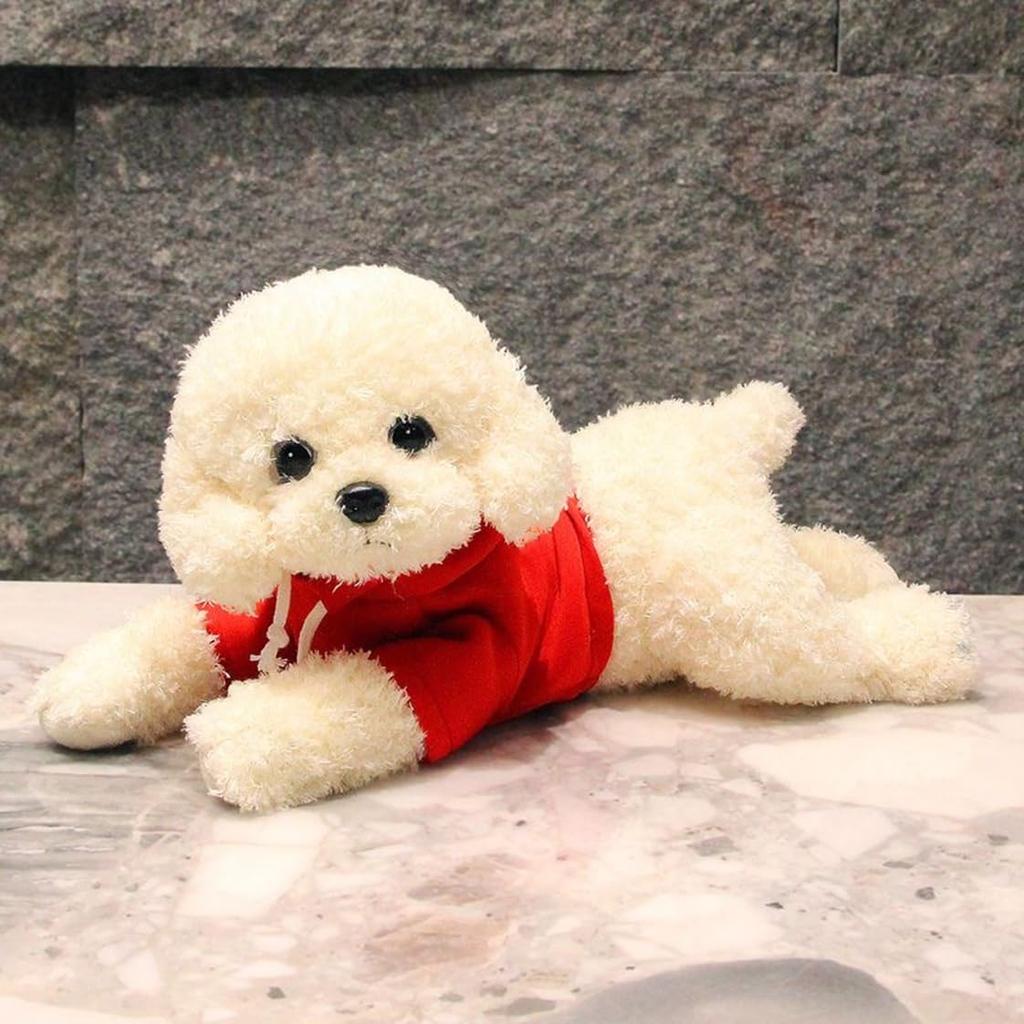 Sleepy Poodle Dog Plush Animal Soothing Comfortable Office Sleeping Gift for or Any Other Occasion Toy, Doll, Gift, Cushion, Cushion, Decor, Large,