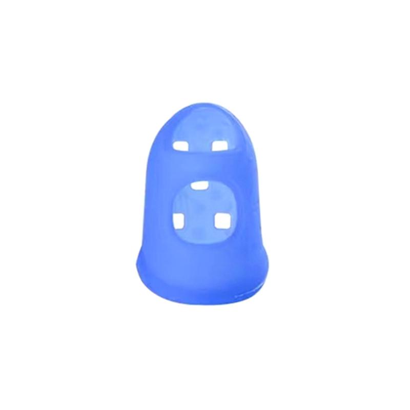 

Silicone Guitar Finger Guard Fingertip Protector Fingertip for Protection Cover Cap for Stringed Instruments, Embroidery темно-синього кольору