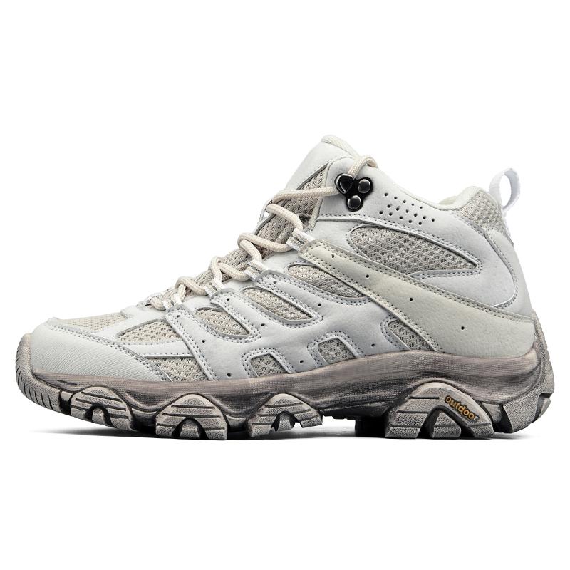 High-top Boots Women Anti-slip Flat Soft Wear-resistant Outdoor Hiking Shoes Men Breathable Comfortable Casual Sports Shoes Men