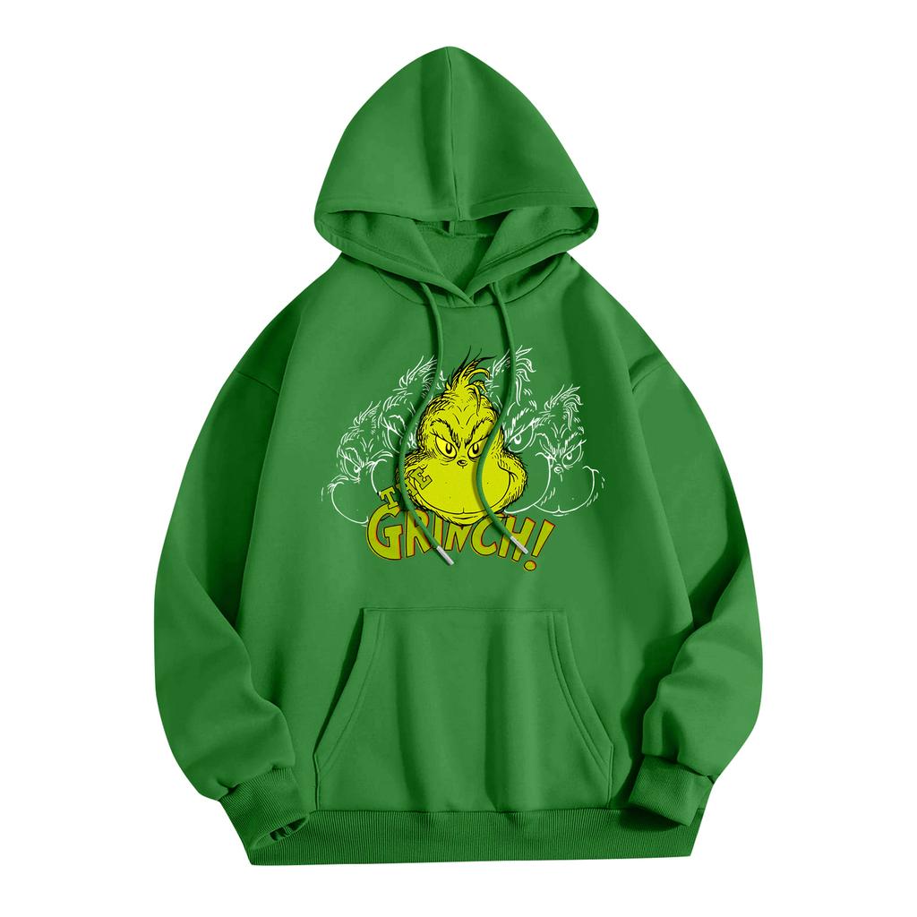 Women's Fashion Women's Lightweight Long Sleeve Pullover With Pockets Preppy Graphic Hoodie