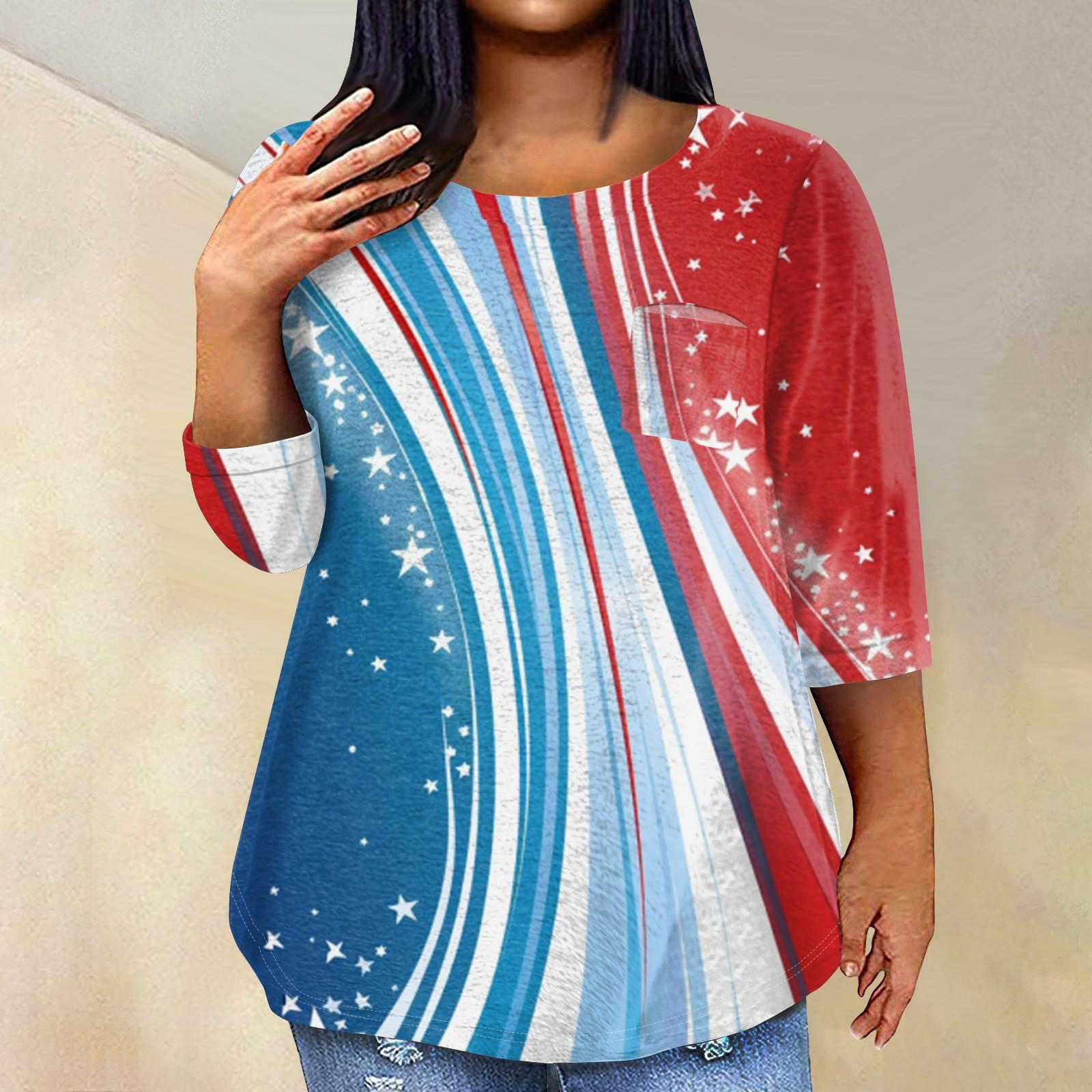 

Женский модный повседневный пуловер с круглым вырезом и рукавом три четверти с принтом XXXXL