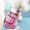 Pet Suspenders Cartoon Print Design Sweat Absorption Cotton Dog Casual Clothes for Dog