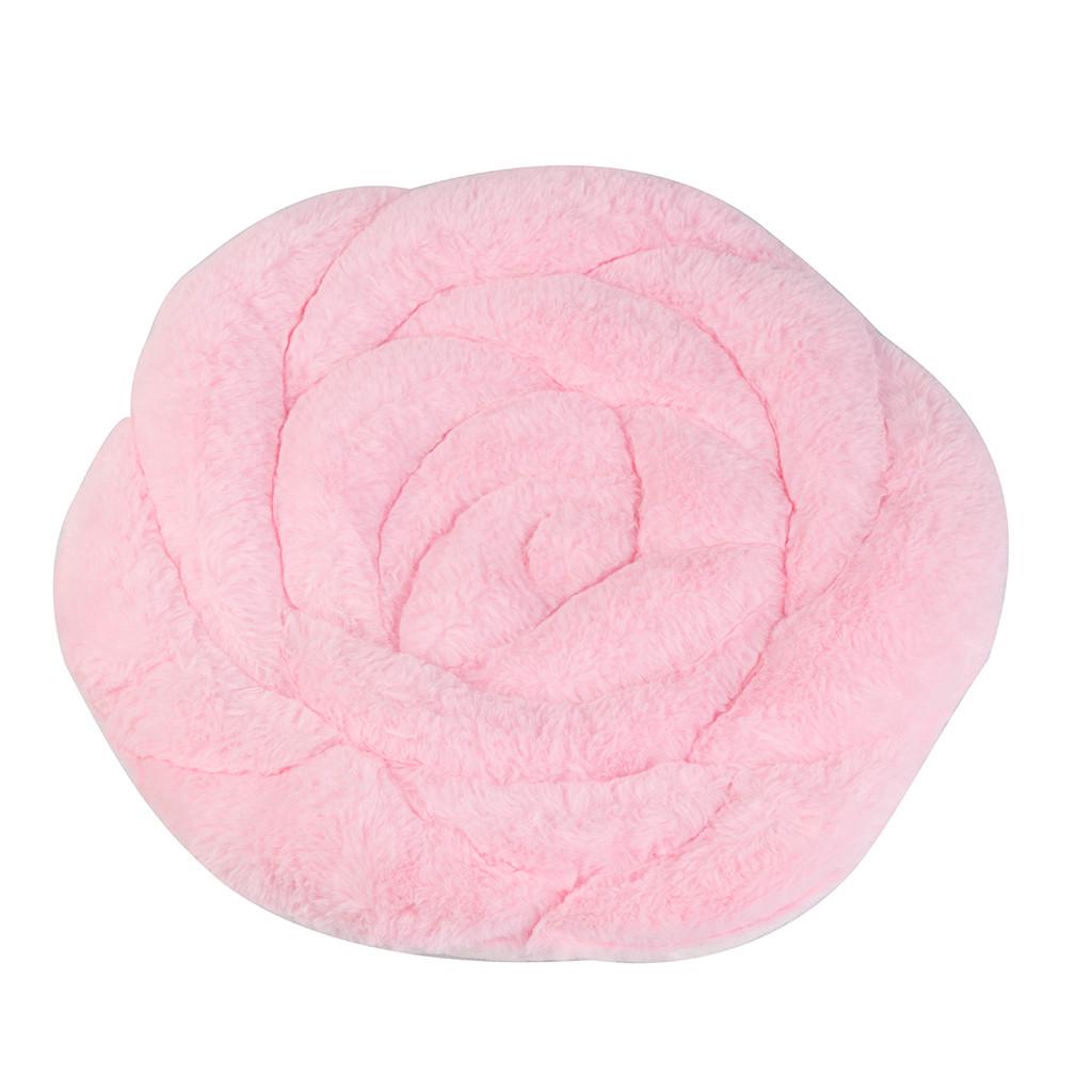 

Роза плюшевая подушка Подушка для стула Противоскользящая подушка для эркера Футон 45X45CM