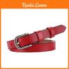 Leather Belt For Women With Alloy Pin Buckle And Twolayer Cowhide Material For Daily Use