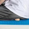 Double Thick Gel Seat Cushion with Non-slip Breathable Honeycomb Cover, Relieves Pressure & Back Pain