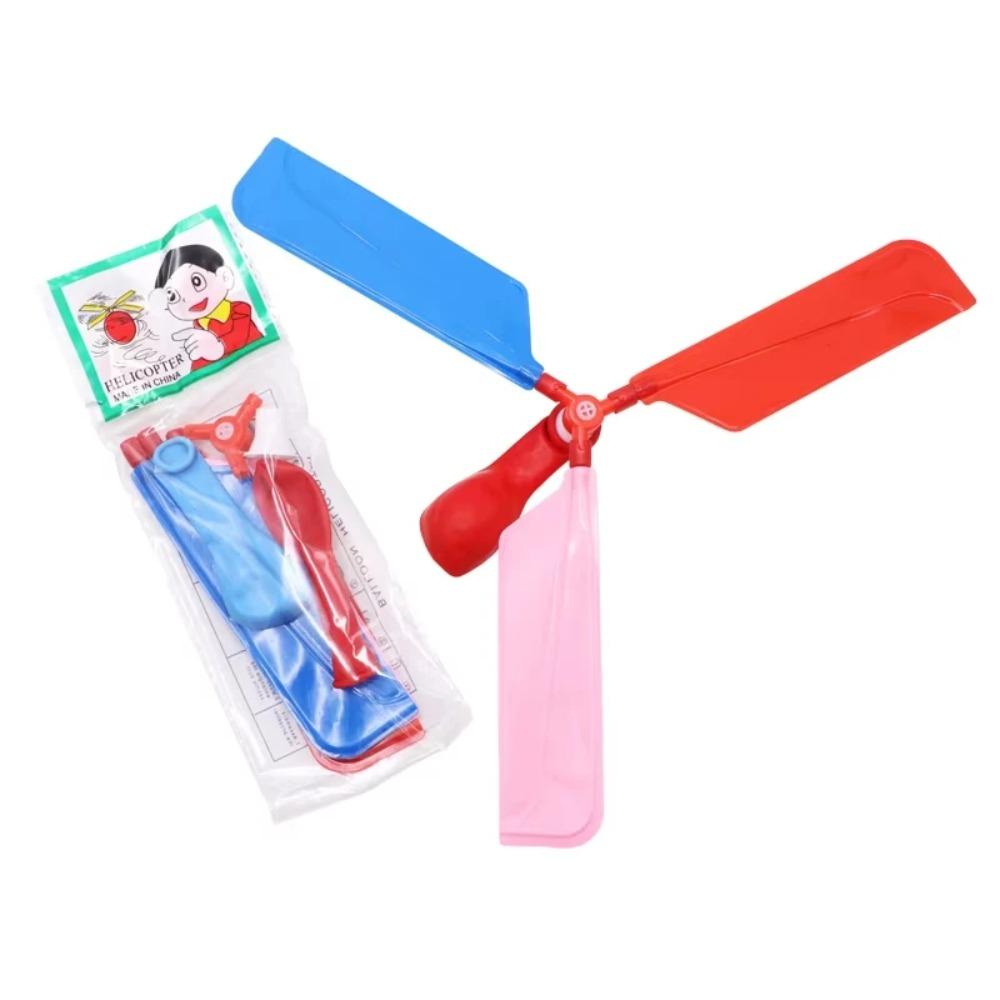 1-10PCS Propeller Balloon Helicopter Toys Children's DIY Balloon with Whistle Outdoor Flying Balloon Birthday Party Decoration