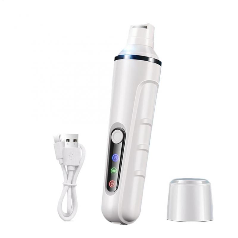 Dog Paw Clippers Rechargeable Cat Paw Sharpener Non-Slip Smoothing Tool for Small Pets Dogs Kittens Rabbits