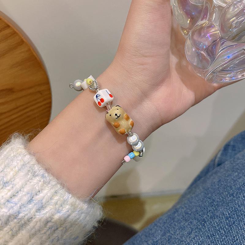 Braccialetto con Perline - Accessorio di Alta Gamma, di Nicchia e Versatile per Uomini e Donne, Caratterizzato da Uno Stile Retrò e Perfetto per le Coppie.