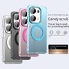 Magsafe Matte Phone Case For Xiaomi Poco M6 Pro 4G M6 Plus 5GProtective Case Magnetic Wireless Charging Shockproof Back Cover