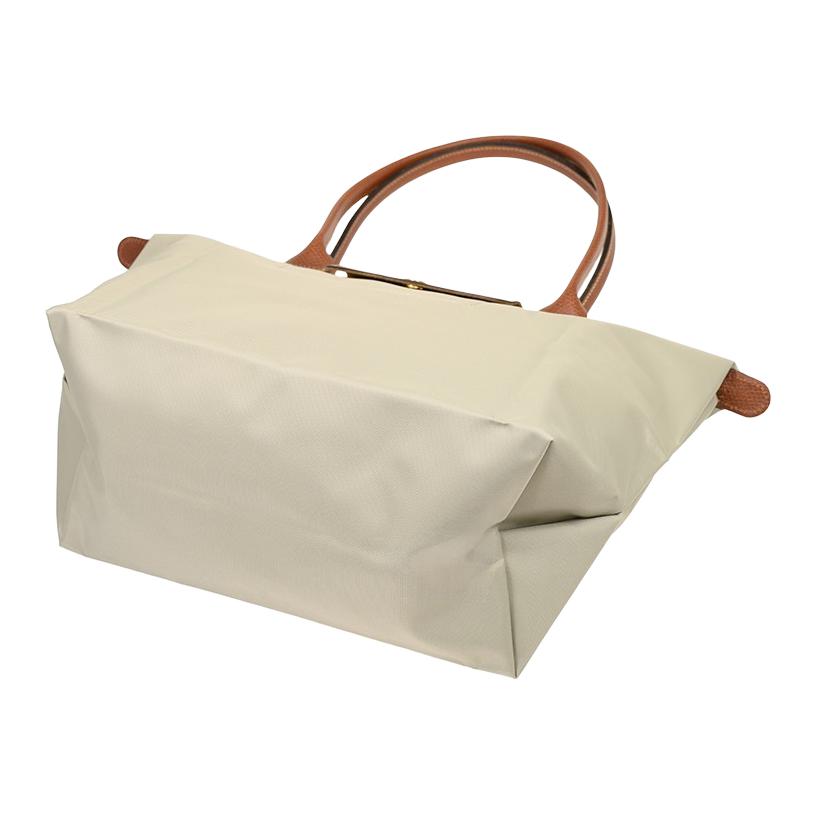 Longchamp Le Pliage Original Minimalistisches Farbblock-Design Tragetasche Nylon Mittel Damen-Tragetaschen Khaki Grau L2605089349