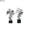 Ink Color Taihu Stone Sculpture Resin Crafts Ornaments Room Aesthetics Decor Desk Decoration Artwork Imitation Coral Statue