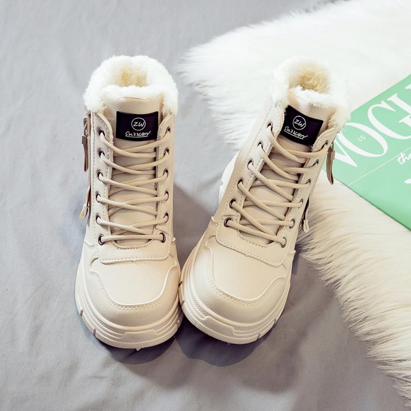 Fashion Winter Snow Boots for Women 2025 New Casual High-top Shoes Warm Sneakers Platform Comfortable Ankle Boots Women Shoes for Women