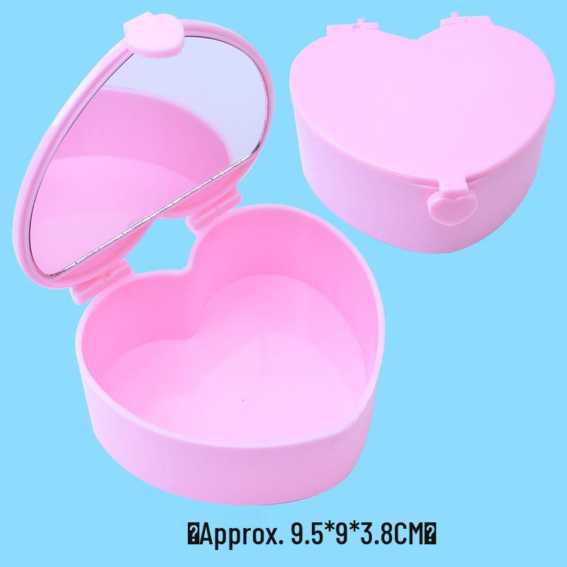 Kristall-Strasssteine DIY Schmuckschatulle Herz-Edelstein-Aufkleber - PVC Selbstklebend