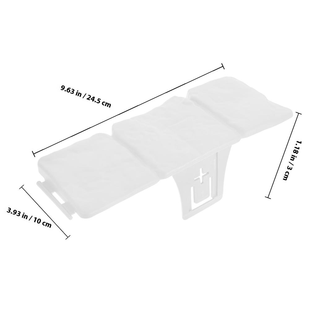 1Set Plastic Garden Edging Border Fence Imitation Stone Landscape Edging for Flower Beds Pathways Lawn Decorative Flexible DIY