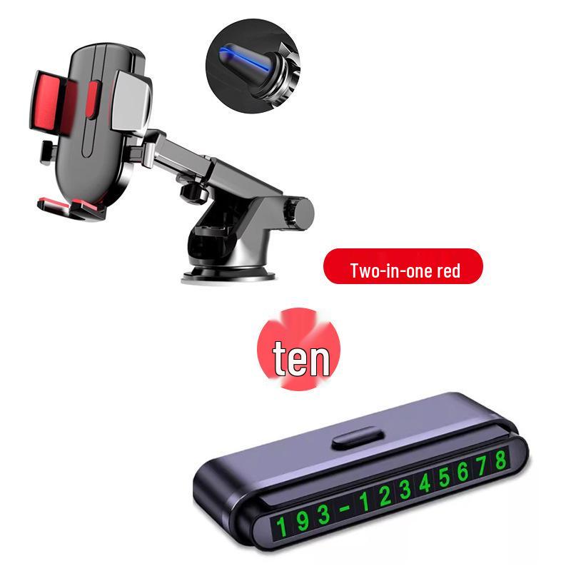 Universal In-Car Phone Mount with Suction Cup for Windshield or Dashboard.