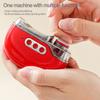 USB Rechargeable Baby Nail Trimmer 3 in 1 Electric Nail Cutter with Light 3 Speeds Fingernail Polisher Storage