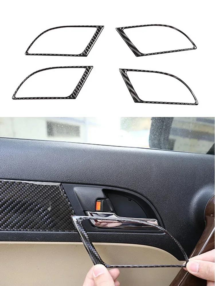 For Honda CRV CR-V 2007-2011 Soft Carbon Fiber Car Dashboard Central Control Gear Shift Panel Trim Sticker Accessories