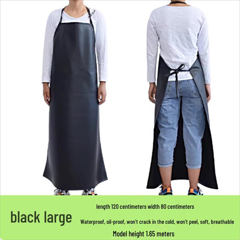 Adult Waterproof PU Leather Apron
