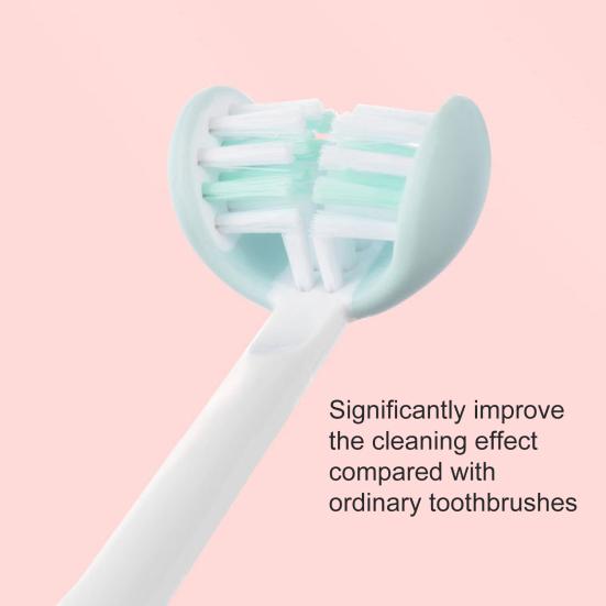 Baby Toothbrush Comfortable Grip U Type Safe Compact Creative Oral Care Tool Durable Three-sided Baby Toothbrush for Bathroom