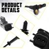 4* For 2012-2017 Jeep Wrangler 3.6L 12-17 ABS Wheel Speed Sensor 2ABS0598 AB2080
