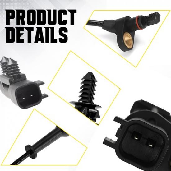 4* For 2012-2017 Jeep Wrangler 3.6L 12-17 ABS Wheel Speed Sensor 2ABS0598 AB2080