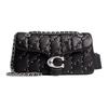 Tabby 26 Metal Logo Magnetic Snap Nappa Leather Shoulder Crossbody Bag Medium Women's Black