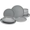 CreaTable Uno Grey Service for 12 (23583)