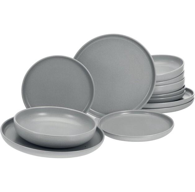 

Сервиз CreaTable Uno серый, 12 шт (23583)