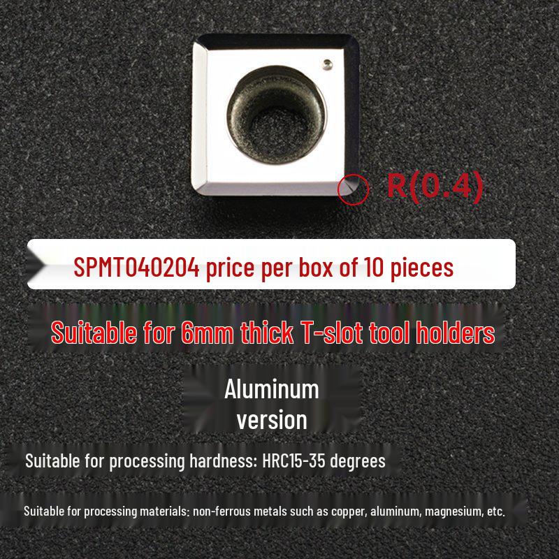 CNC T-Slot Milling Cutter with HTS Three-Sided Blade, Shank Thickness: 6, 8, 10, 12 Mm
