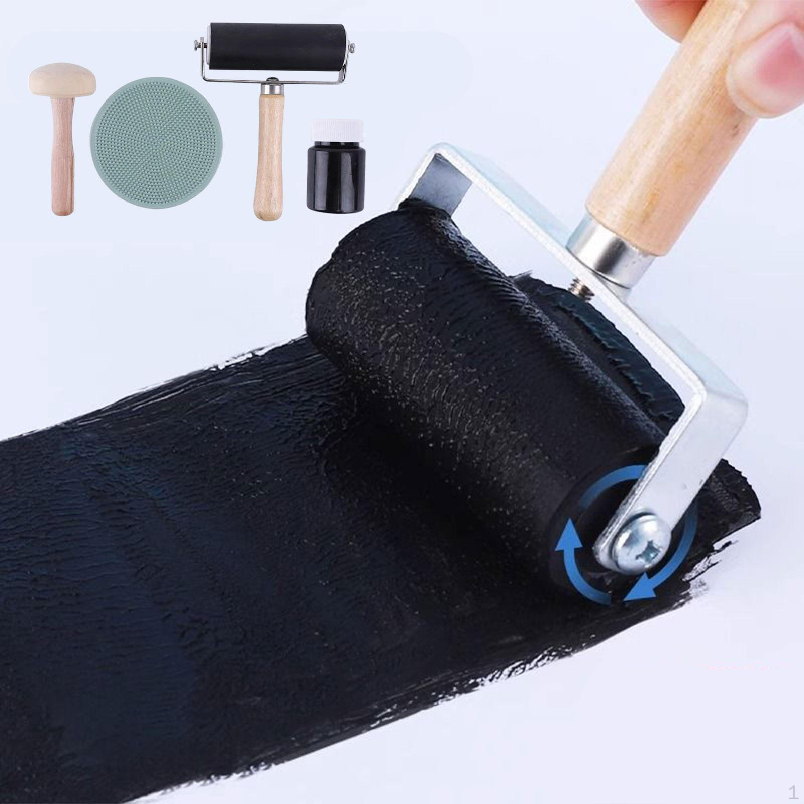 

Резиновый прикаточный валик для рукоделия Жесткий Легкий Инструменты для печати и гравюры Искусство