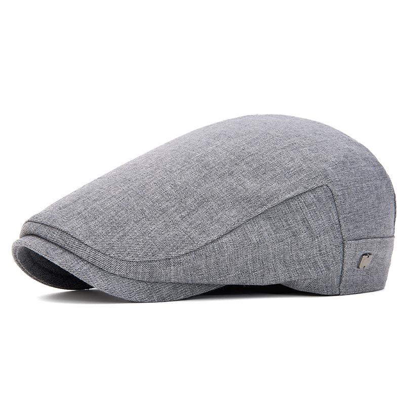 Forward Cap Men's Thin Breathable Beret Retro British Newsboy Cap