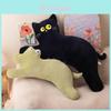Cartoon Cat Plush Pillow With Embroidered Stitching For Sleep And Lounge Comfort