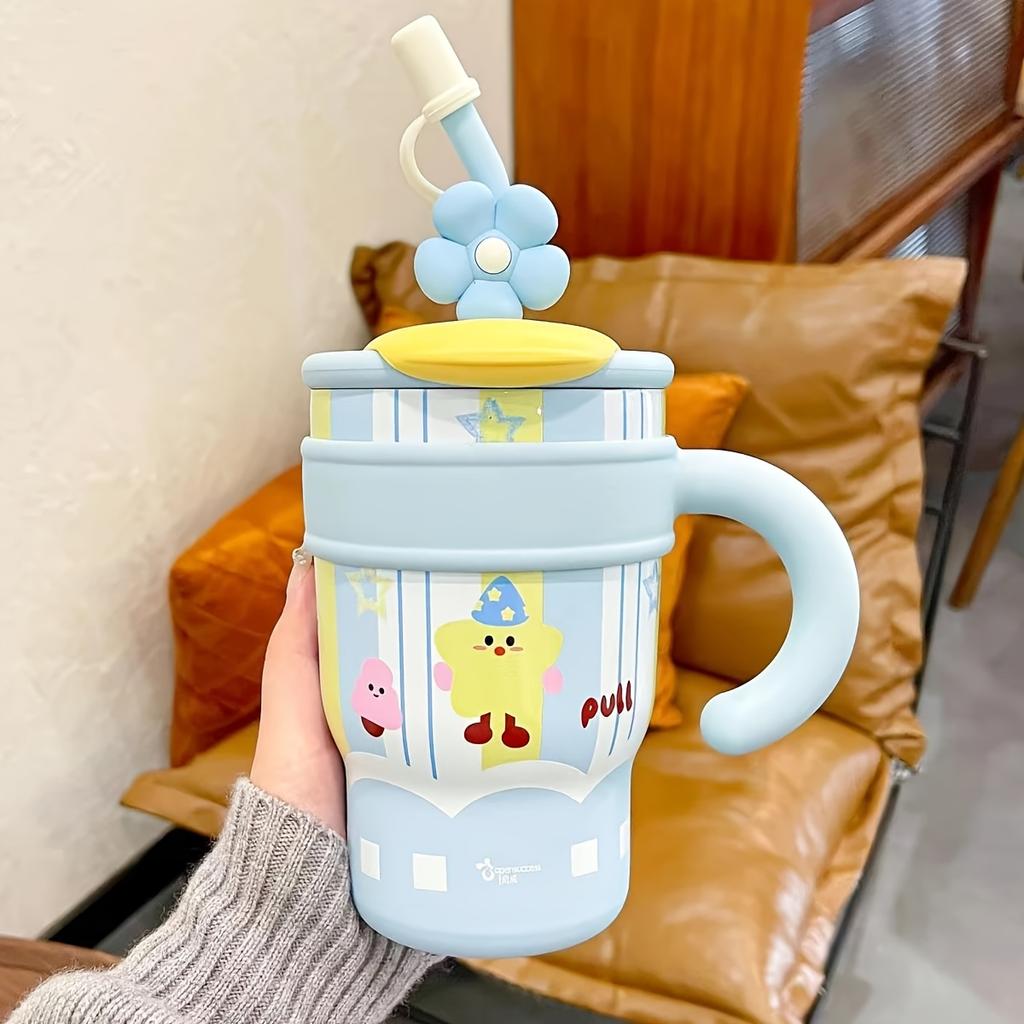 Big Gulp 2024 Cup Large Capacity Ice Cup Can Be Carried New Style Straw Insulated Cup High-looking Water Cup