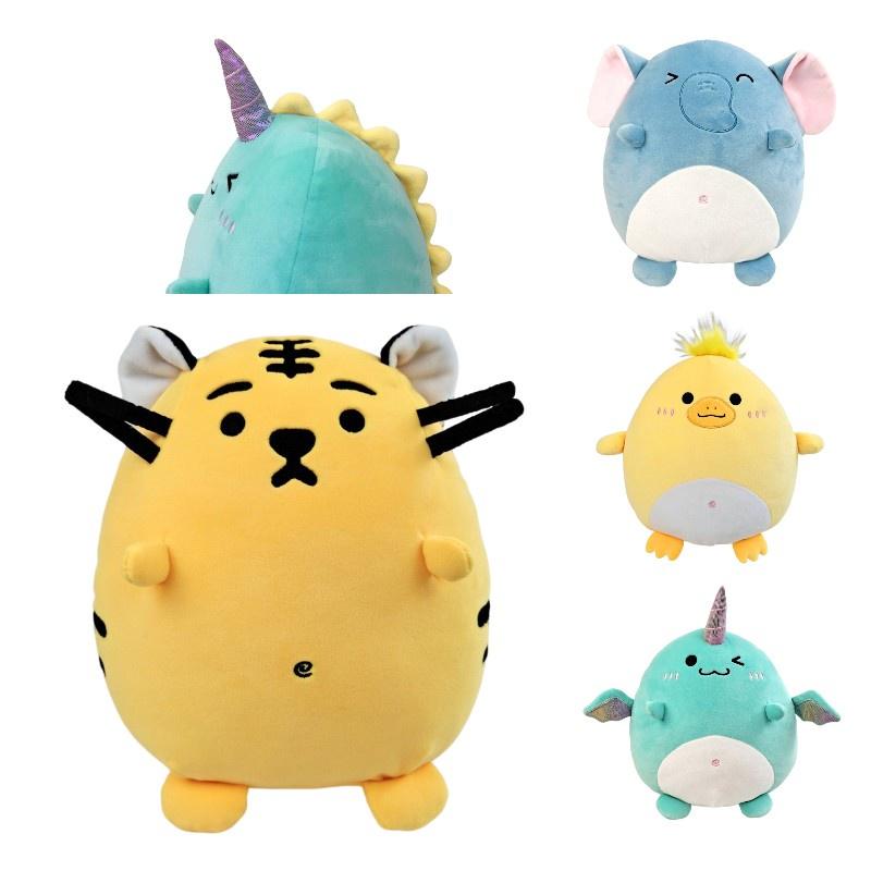 Niedliches Plüschtier Tierkissen für Kinder Weicher und bequemer Stoff