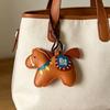 Bag Pendant Imitation Leather Little Horse Charm Fullness Symbol Pendant Multi-Use Bag Car Hanger Keychain