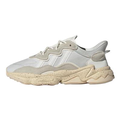 Originals Ozweego Comfortable Versatile Non-Slip Durable Low-Top Dad Shoes Unisex Sneakers White Brown JH6518