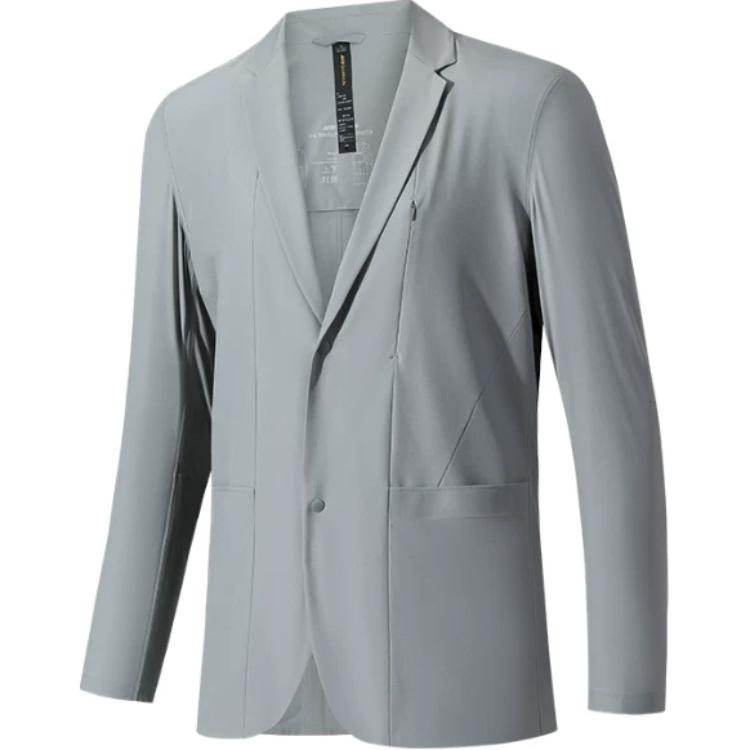 

Anta Champion All-Weather Series Solid Color Single-Breasted Comfortable Breathable Versatile Casual Suit Men suits Monet-Gray 152520607-2 L