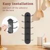 4Pcs Side Mount Coffee Pod Holder Space Saving Capsule Organizer Wall or Machine Mounted Storage Rack with Adhesive for Home