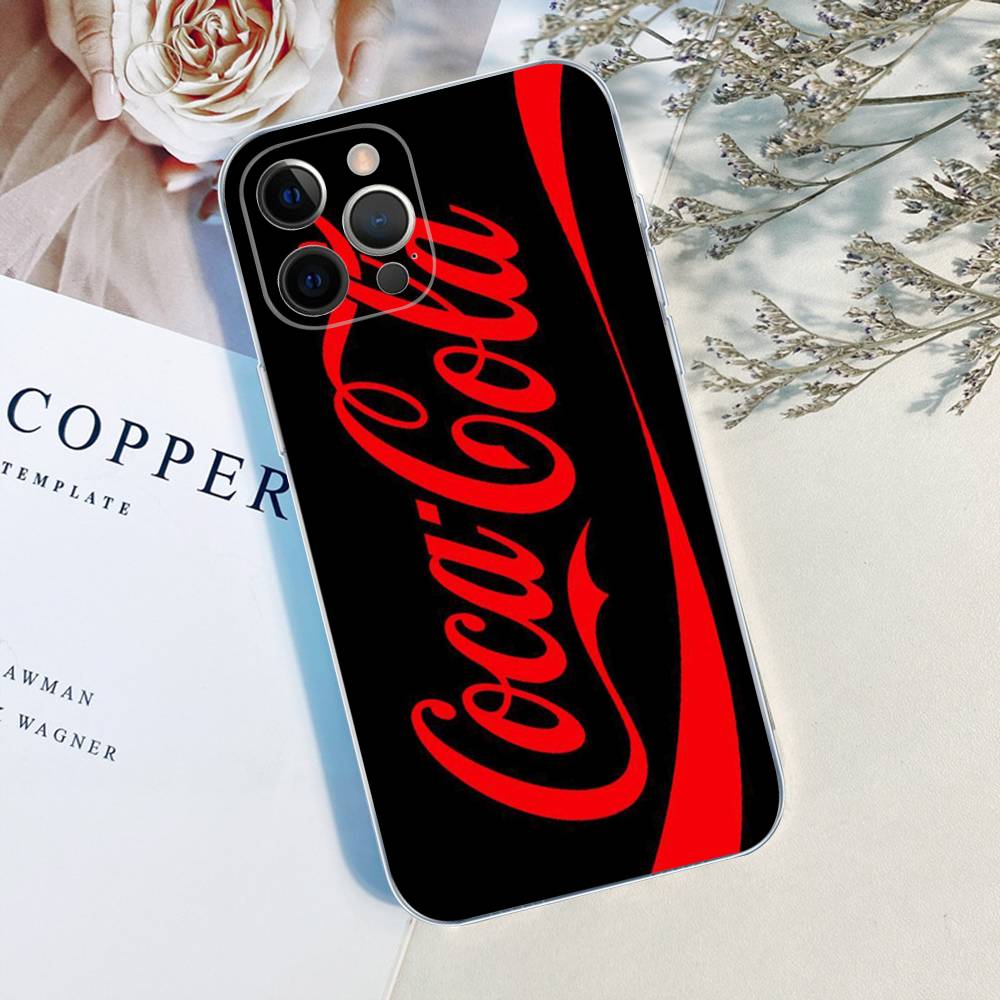 Cool C-Coca-C-Cola Phone Case For IPhone 17 16 15 14 13 11 12 Pro Max 16 Plus Transparent