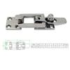 Boat Locker Hatch Stainless Steel Anti-Rattle Latch Fastener Clamp for Boat Marine Hardware Boat Door Lock Latch Catch