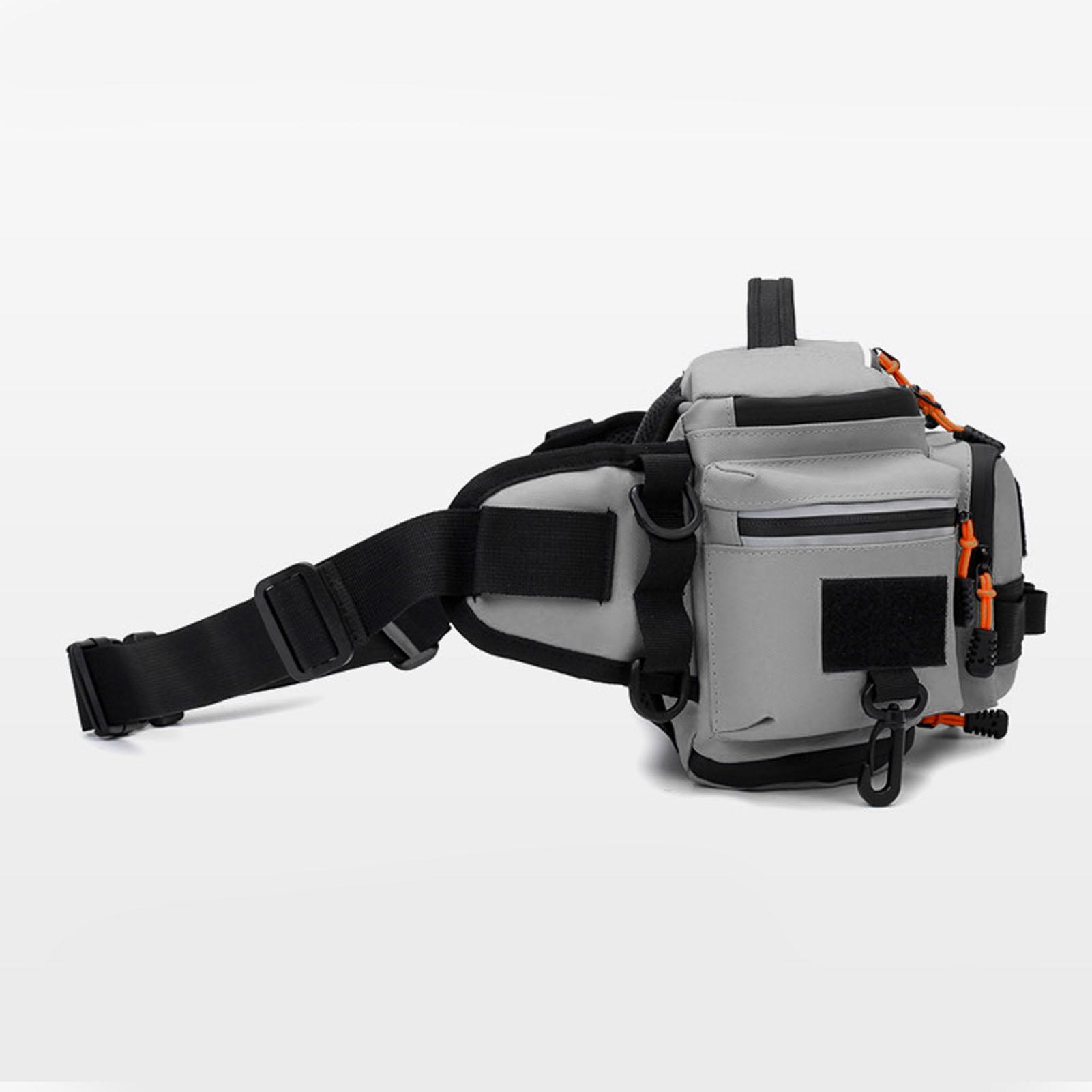 

Fishing Gear Waist Bag Large Capacity Multifunctional Water Proof Oxford Cloth Fishing Tackle Sling Bag for Fishing Accessories