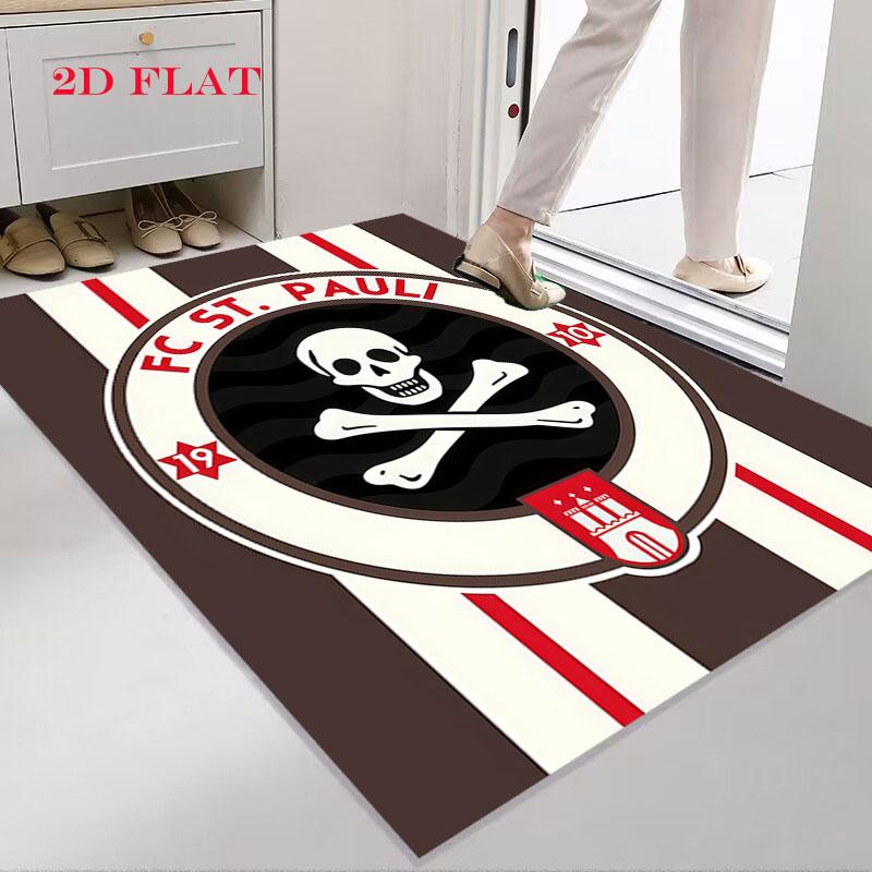 St. Tappeto con logo Pauli per Soggiorno Camera da Letto Casa Decorazione Divano, Tappetino Antiscivolo per Giochi Bambini