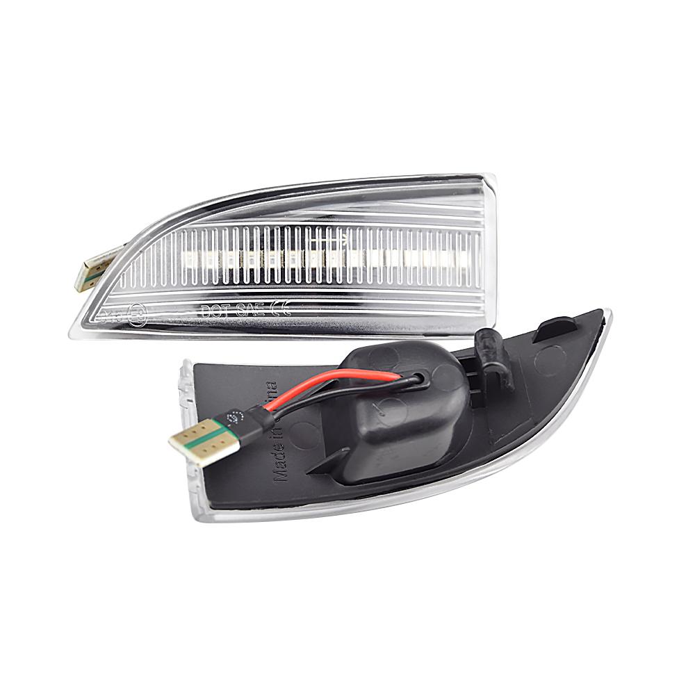

LED Dynamic Blinker Indicator Mirror Turn Signal Light Fit for Renault Megane MK3 2008-2016 Fit for Renault Scenic III 2009-2015 білий